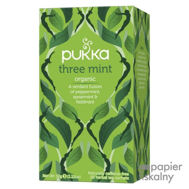 Herbata PUKKA Three Mint, 20 kopert