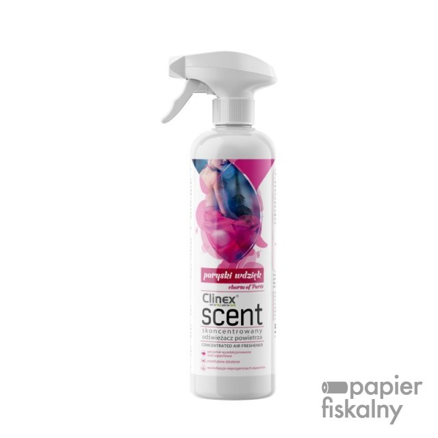 Odświeżacz powietrza CLINEX Scent Paryski Wdzięk, skoncentrowany, 500ml
