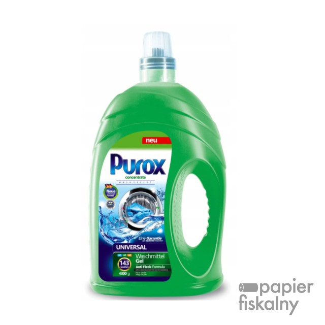 Żel do prania Purox Biały 4,3l.
