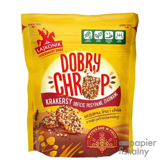 Krakersy LAJKONIK Dobry Chrup, 100g