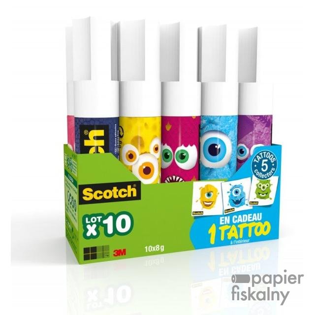 Klej w sztyfcie SCOTCH Monster, 10x8g