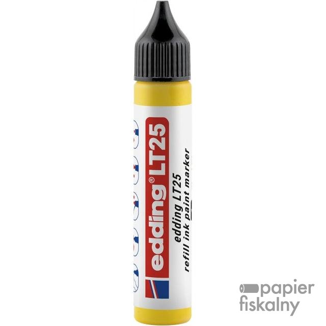 Tusz do uzupełniania markerów olejowych e-LT 25 ECOLINE, EDDING, żółty