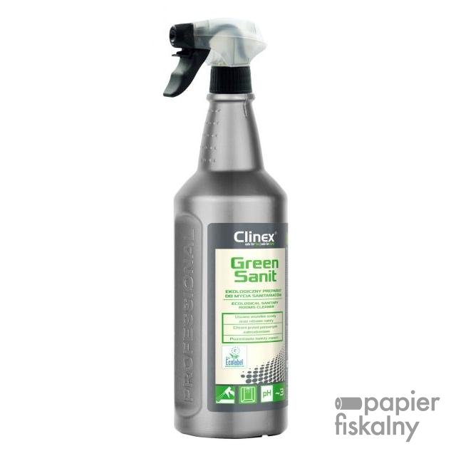 Ekologiczny preparat CLINEX Green Sanit, do mycia sanitariatów, 1l