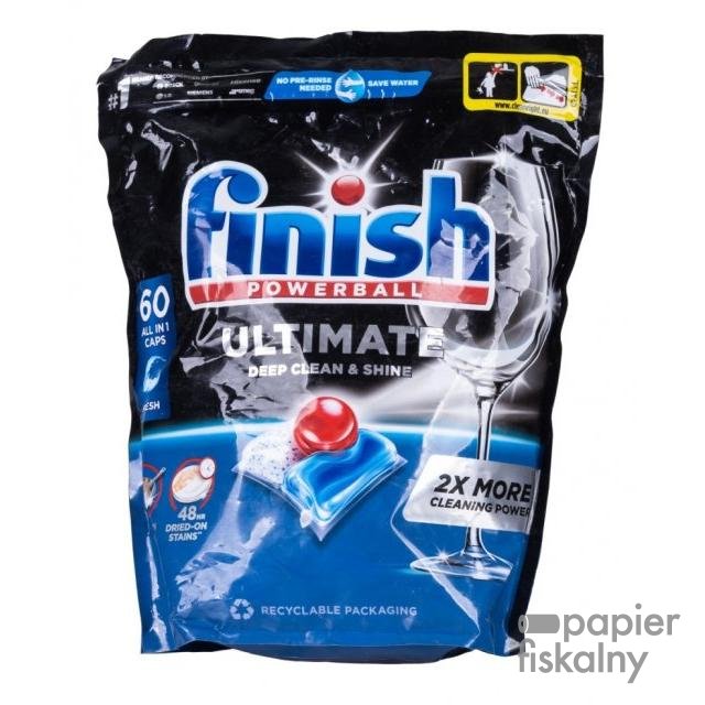 Tabletki do zmywarki FINISH Ultimate All in One, 60 szt., regular