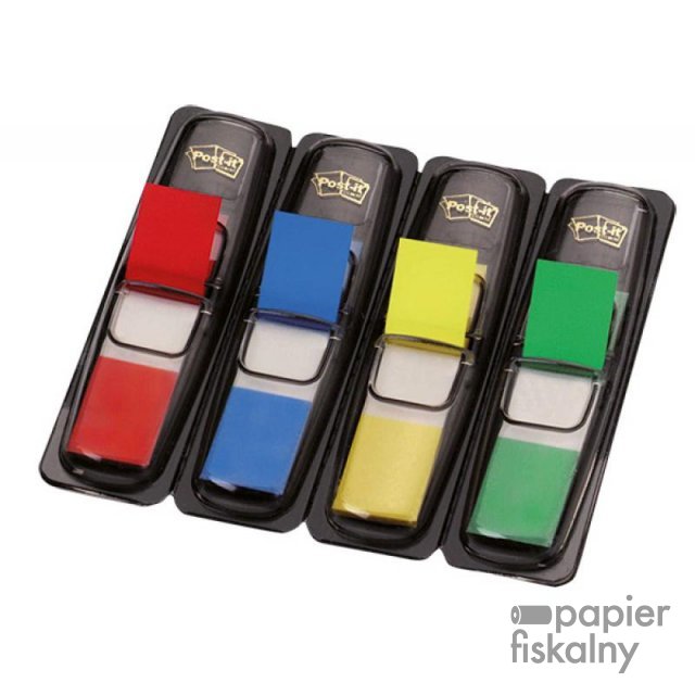 Zakładki indeksujące POST-IT® (683-4), PP, 11,9x43,1mm, 4x35 kart., mix kolorów