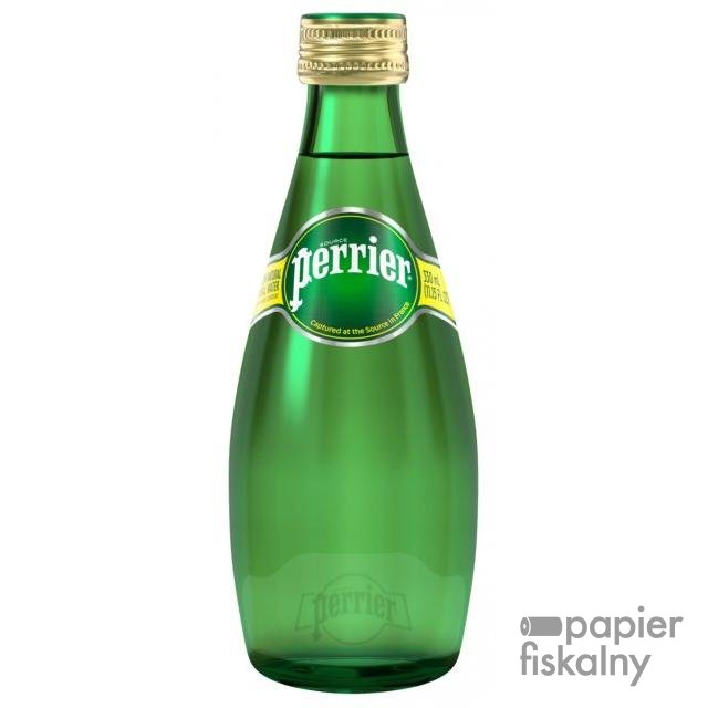 Woda PERRIER, mocny gaz, butelka szklana, 0,33l