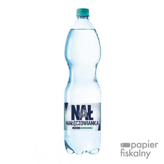 Woda mineralna NAŁĘCZOWIANKA, delikatny gaz, 1,5l