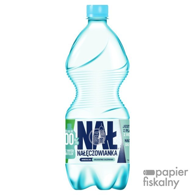 Woda mineralna NAŁĘCZOWIANKA, delikatny gaz, 1l