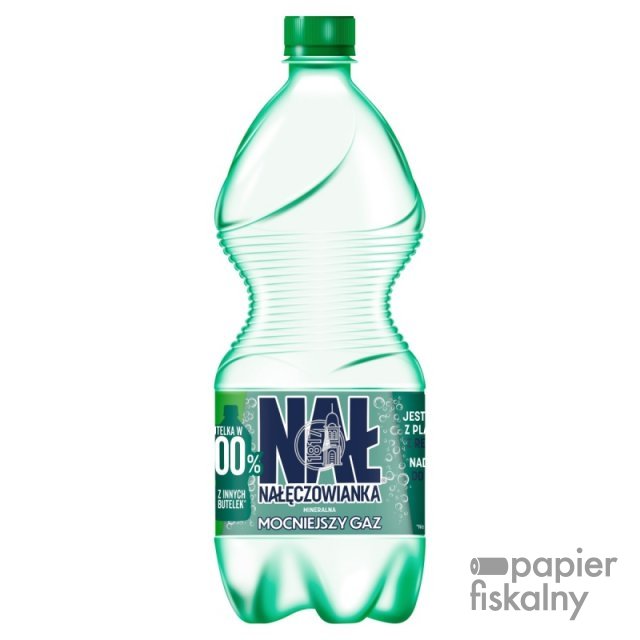 Woda mineralna NAŁĘCZOWIANKA, mocny gaz, 1l