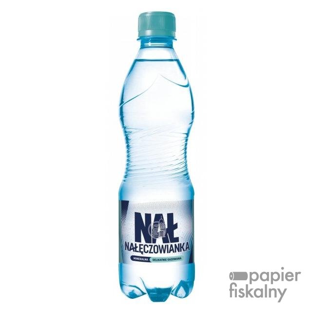 Woda mineralna NAŁĘCZOWIANKA, delikatny gaz, 0,5l