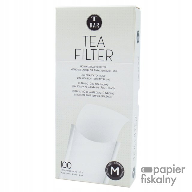 FILTR PAPIEROWY DO HERBATY M 100 SZT