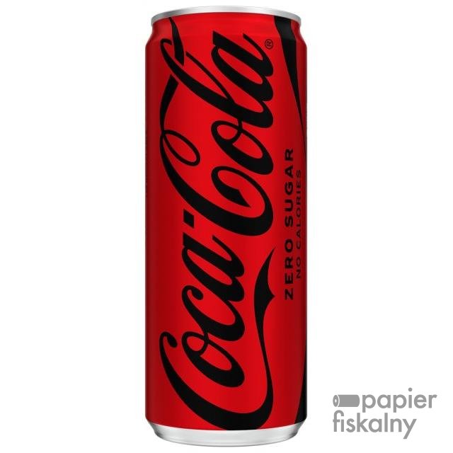 Coca-Cola Zero, puszka, 0,33l, kaucja