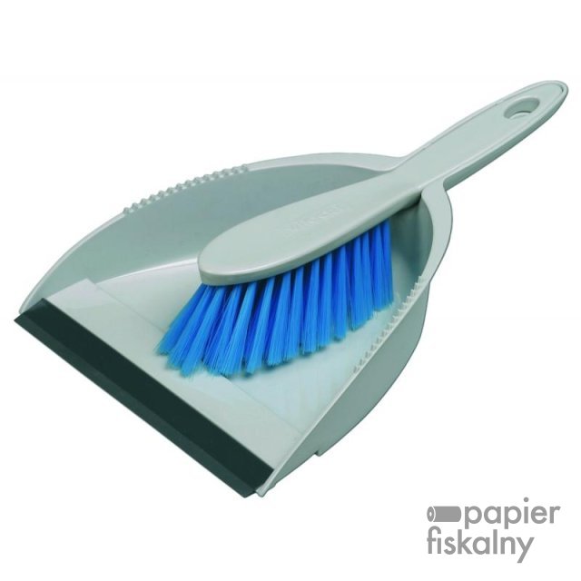 Szufelka ze zmiotką VILEDA PROFESSIONAL, szaro-niebieska
