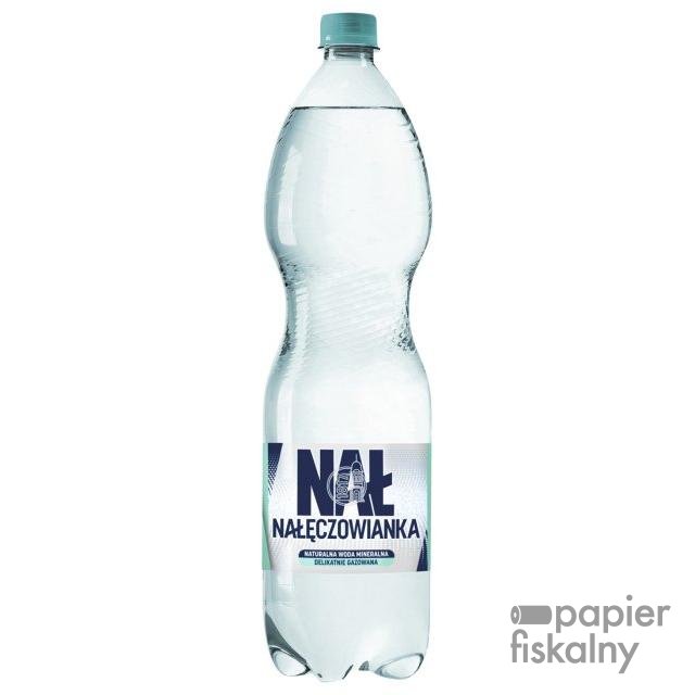 Woda mineralna NAŁĘCZOWIANKA, delikatny gaz, 1,5l, kaucja