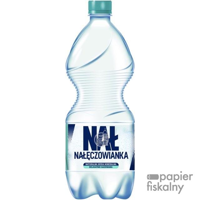 Woda mineralna NAŁĘCZOWIANKA, delikatny gaz, 1l, kaucja