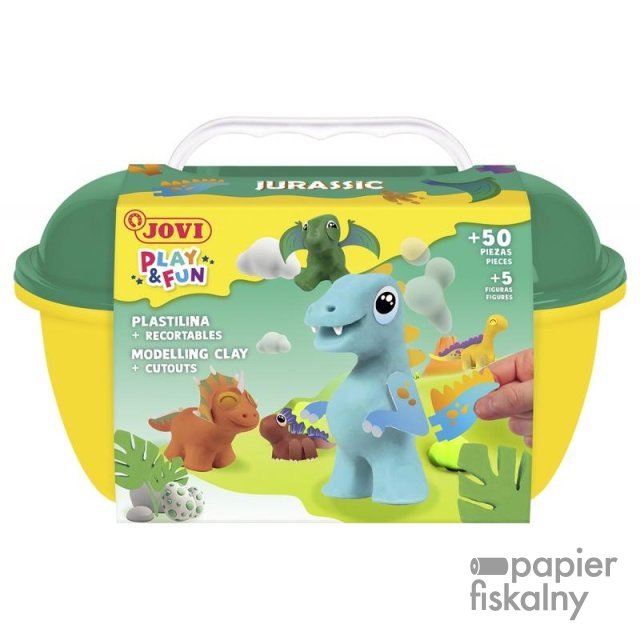 Zestaw plasteliny JOVI Play&Fun, dinozaury