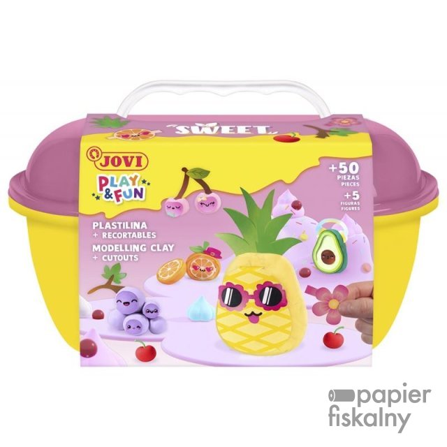 Zestaw plasteliny JOVI Play&Fun, owoce