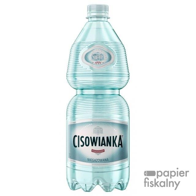 Woda CISOWIANKA, niegazowana, butelka plastikowa, 1l, kaucja