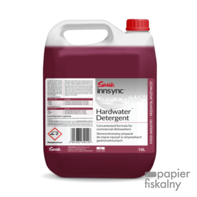 HARDWATER DETERGENT Płyn do zmywarek gastronomicznych 10L
