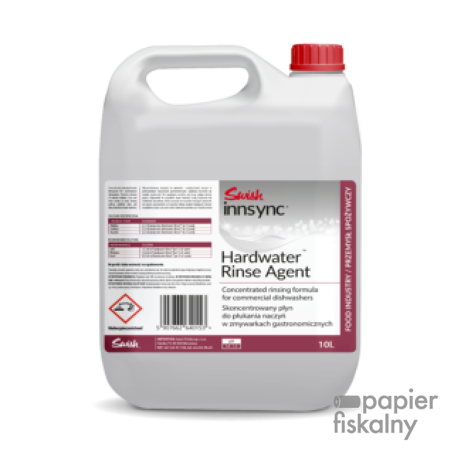 HARDWATER RINSE Płukanie naczyń w zmywarkach gastronomicznych 10L