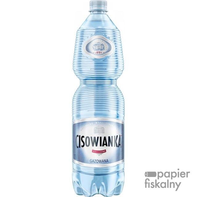 Woda Cisowianka, gazowana, butelka plastikowa, 1,5l, kaucja