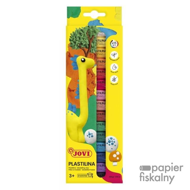 Zestaw plasteliny JOVI, 15x15g, mix kolorów