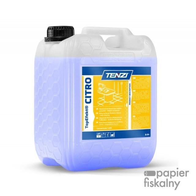 Neutralny płyn do mycia posadzek TENZI, Topefekt, zapach cytrusowy, Citro, 5l