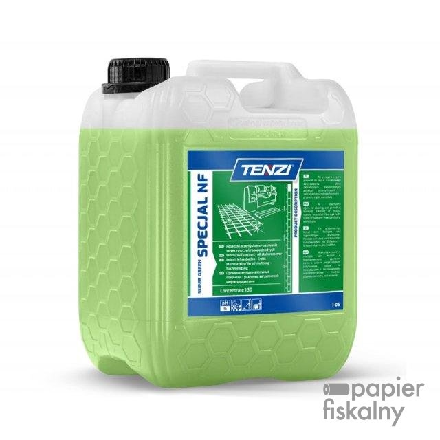 Środek do zabrudzeń organicznych TENZI, Super Green Specjal NF, 5l