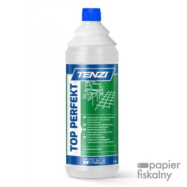 Środek odtłuszczająco-myjący do powierzchni twardych TENZI, Top Perfekt, atest PZH, 1l