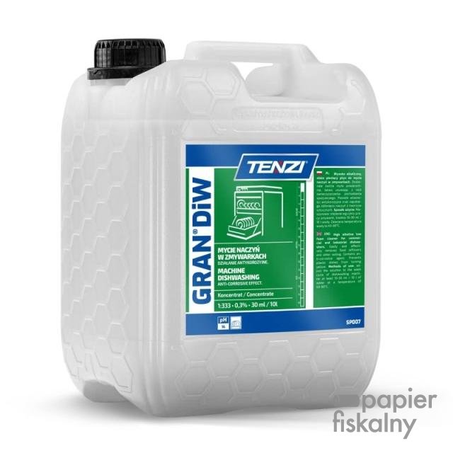 Płyn do mycia naczyń w zmywarkach TENZI, Gran Diw, 20l