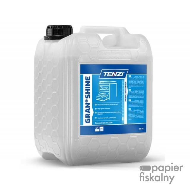 Koncentrat do nabłyszczania naczyń w zmywarkach TENZI, Gran Shine, 10l