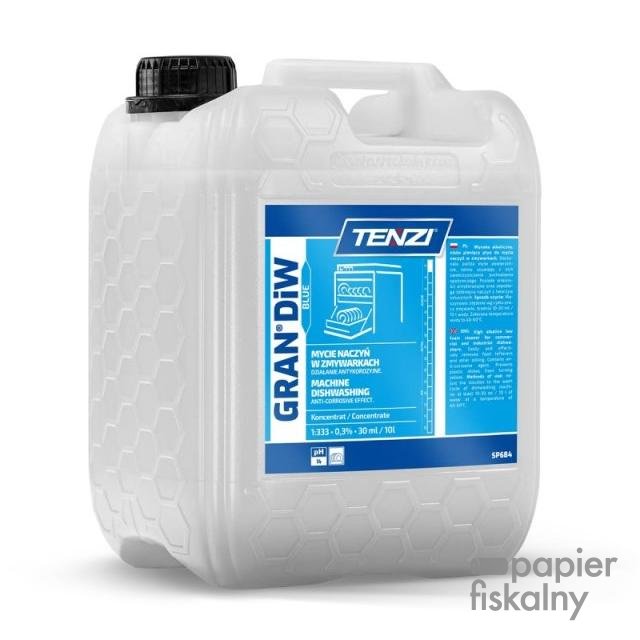 Plyn do mycia naczyń w zmywarkach TENZI, Gran Diw Blue, 20l