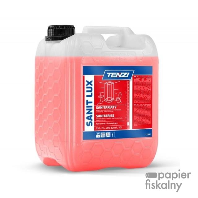 Koncentrat do gruntownego mycia powierzchni sanitarnych TENZI, Sanit Lux, 5l