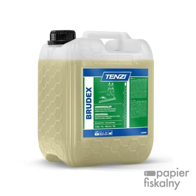Uniwersalny płyn odtłuszczający do usuwania plam TENZI, Brudex, 5l