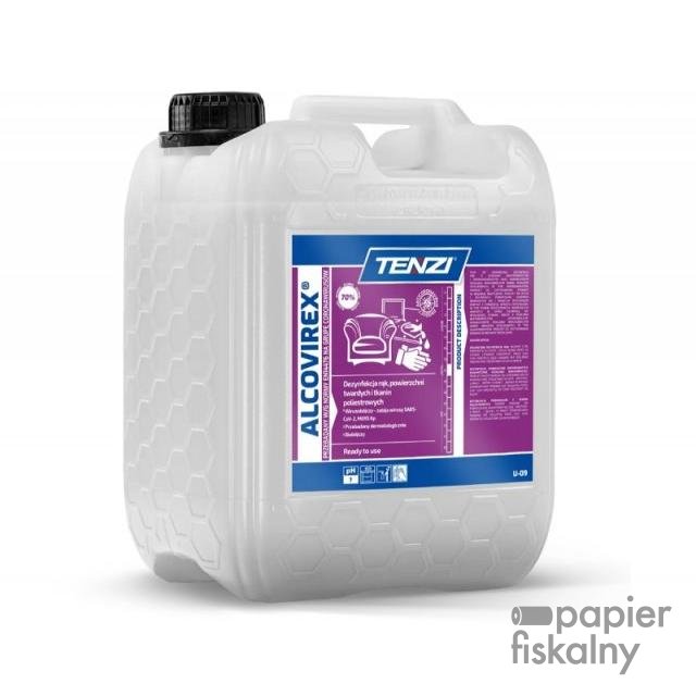 Płyn do dezynfekcji rąk, narzędzi, powierzchni TENZI, Alcovirex, 5l