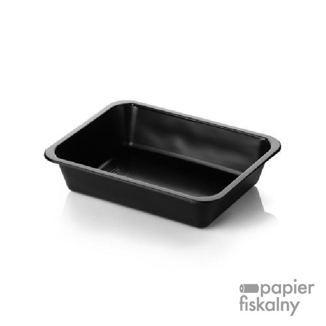 Pojemnik do zgrzewu PP czarny 227x178x40 jednokomorowy 80szt.
