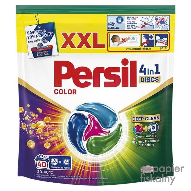 Kapsułki do prania PERSIL Deep Clean Discs Color 4w1, kolor, 40 szt.