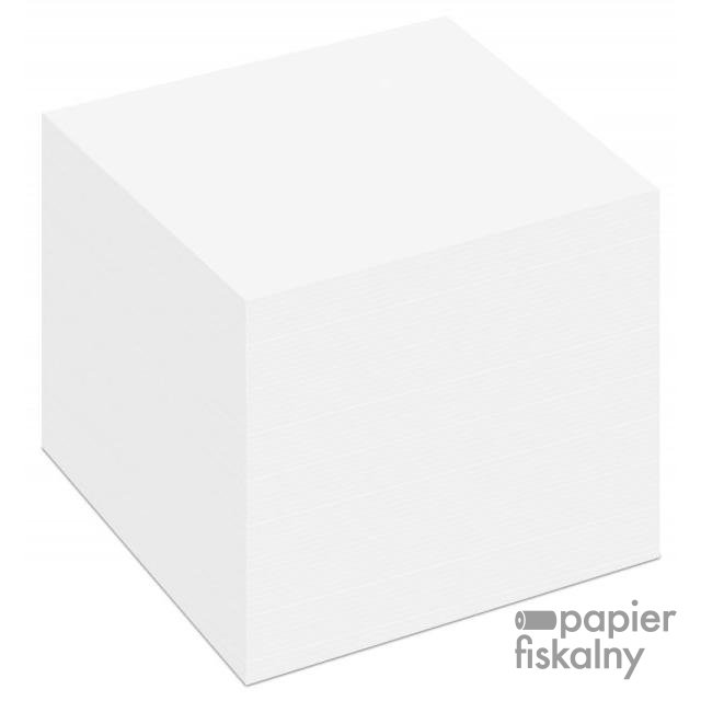 Kostka DONAU klejona, 90x90x85mm, ok. 800 kart., biała