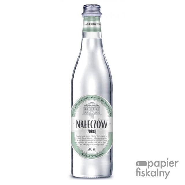 Woda NAŁĘCZÓW ZDRÓJ, niegazowana, butelka szklana, 500ml