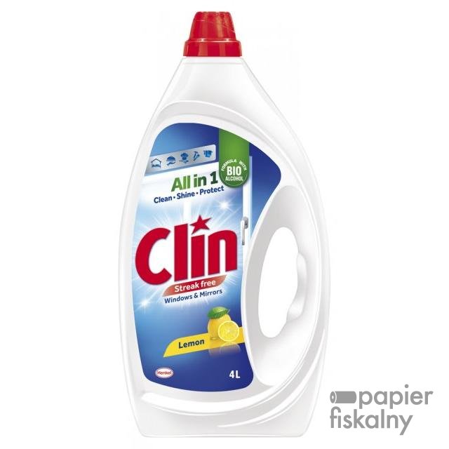 Płyn do mycia szyb CLIN Cytryna, 4l