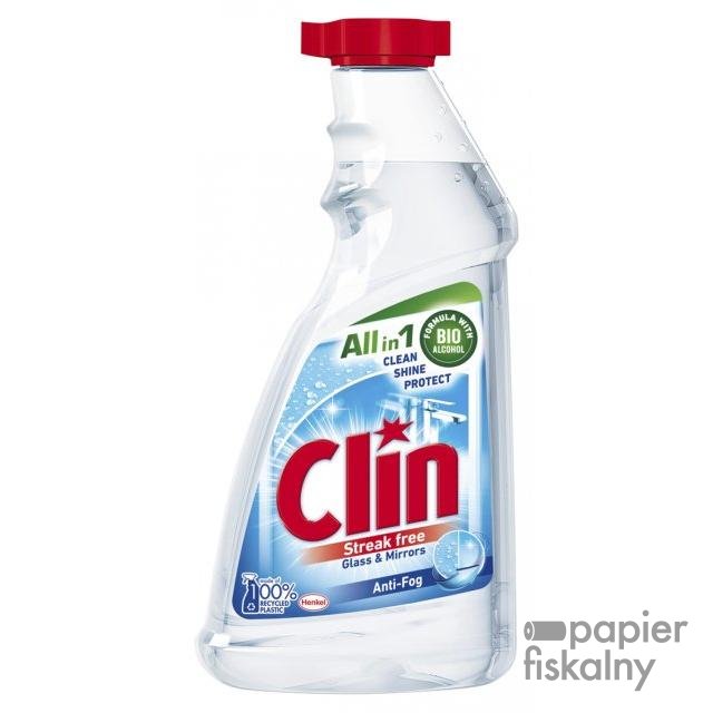 Płyn do mycia szyb CLIN Antypara, zapas, 500ml