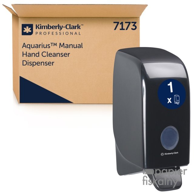 Dozownik mydła do rąk KIMBERLY-CLARK, 7173, 1l, czarny
