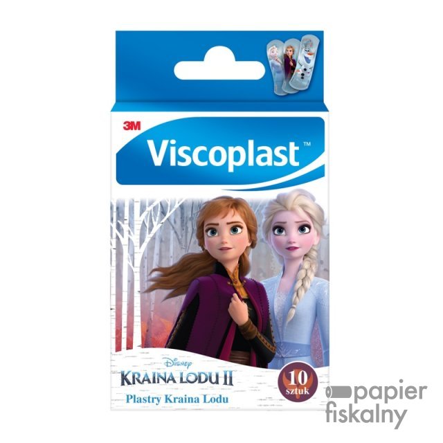 Plastry dziecięce VISCOPLAST-3M, Kraina Lodu II, 72x25 mm, 10 szt., pudełko