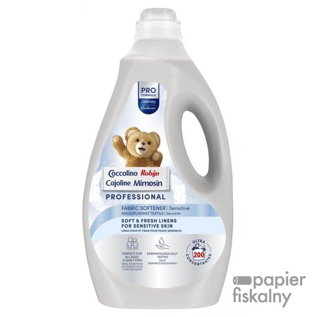 Płyn do płukania COCCOLINO Diversey Sensitive, do 200 prań, 5l