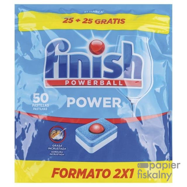 Kapsułki do zmywarki FINISH Powerball Fresh, 50 szt. (25+25 gratis)