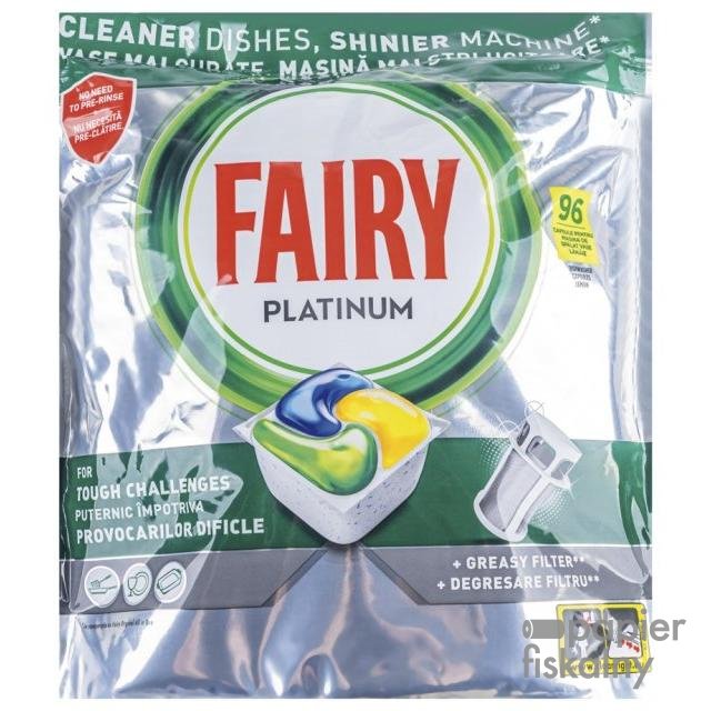 Kapsułki do zmywarki FAIRY Professional Platinum Lemon, 96 szt.