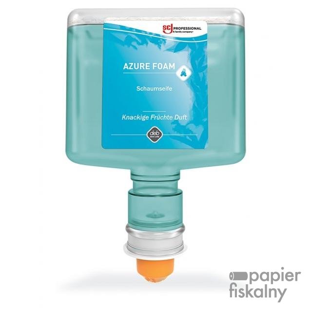 Mydło w pianie DEB Azure Foam, wkład do dozownika bezdotykowego, 1,2l, zapach owoców