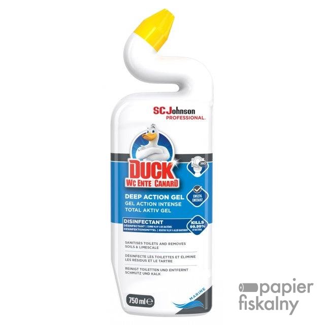 Żel do czyszczenia toalet DUCK Deep Action Marine, 750ml