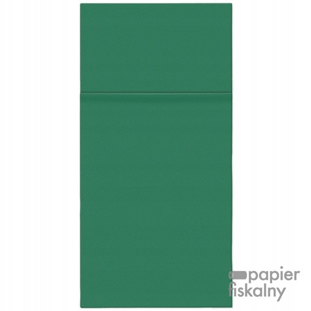 Kieszonki na sztućce Airlaid 1/8 Pocket 40x40 cm Unicolor Dark Green a'50