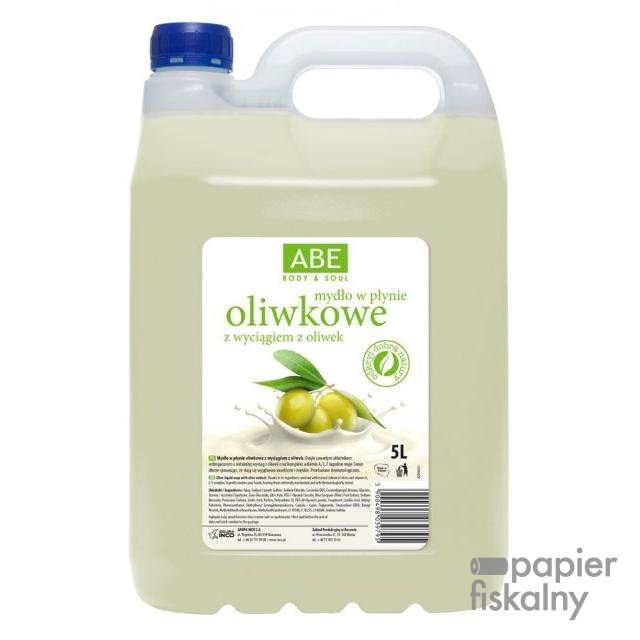 Mydło w płynie ABE, 5l, oliwka